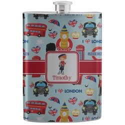 London Stainless Steel Flask (Personalized)