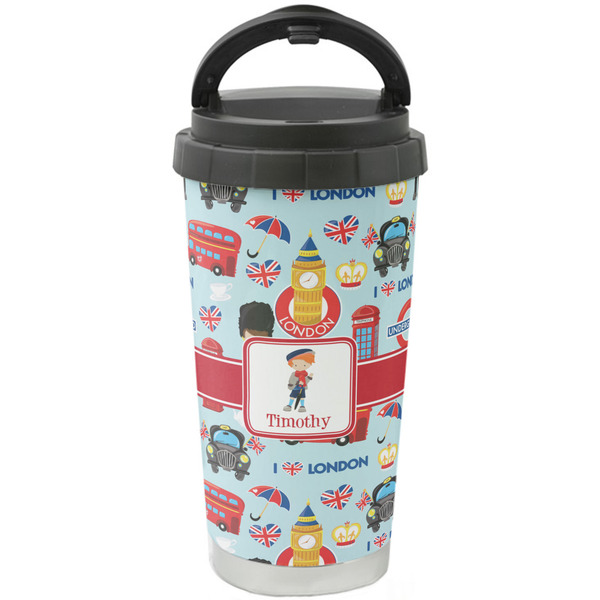 Custom London Stainless Steel Coffee Tumbler (Personalized)