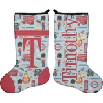 London Holiday Stocking - Double-Sided - Neoprene (Personalized)