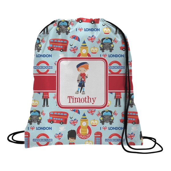 Custom London Drawstring Backpack (Personalized)