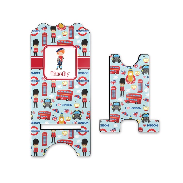 London Stylized Phone Stand - Front & Back - Small