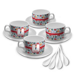 London Tea Cup - Set of 4 (Personalized)