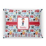 London Rectangular Throw Pillow Case (Personalized)