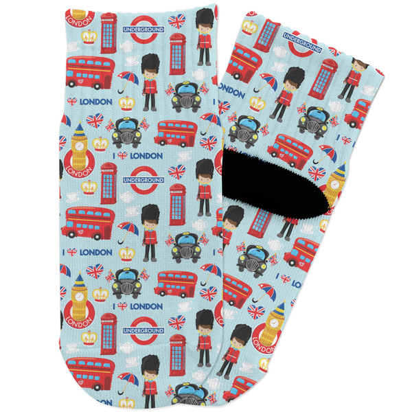 Custom London Toddler Ankle Socks