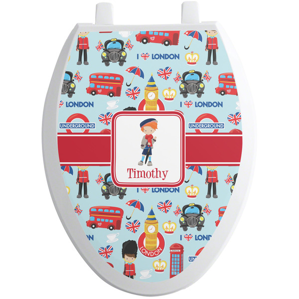 London Toilet Seat Decal (Personalized)