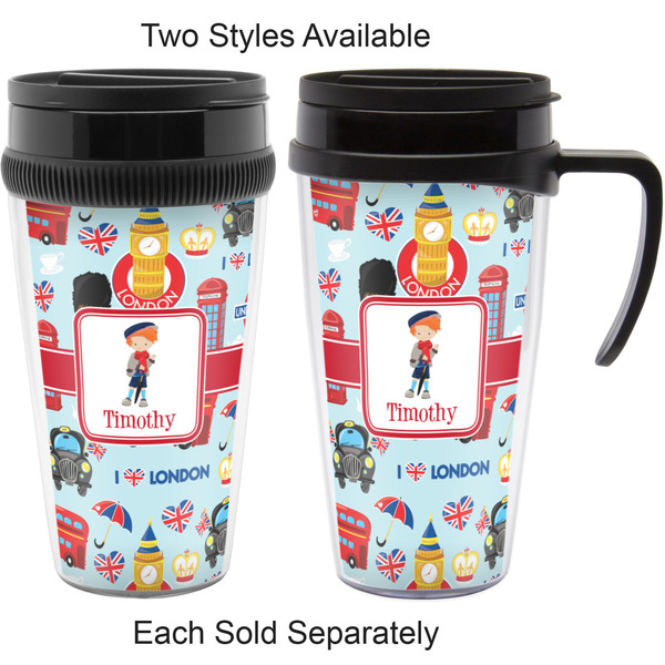 London Travel Mugs - with & without Handle