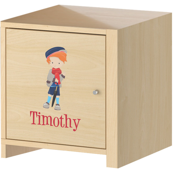 London Wall Graphic on Wooden Cabinet