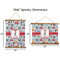 London Wall Hanging Tapestries - Parent/Sizing