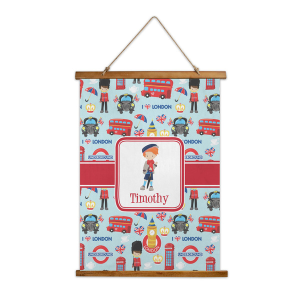 Custom London Wall Hanging Tapestry - Tall (Personalized)