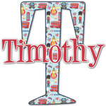 London Name & Initial Decal - Custom Sized (Personalized)