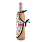 London Wine Bottle Apron - DETAIL WITH CLIP ON NECK