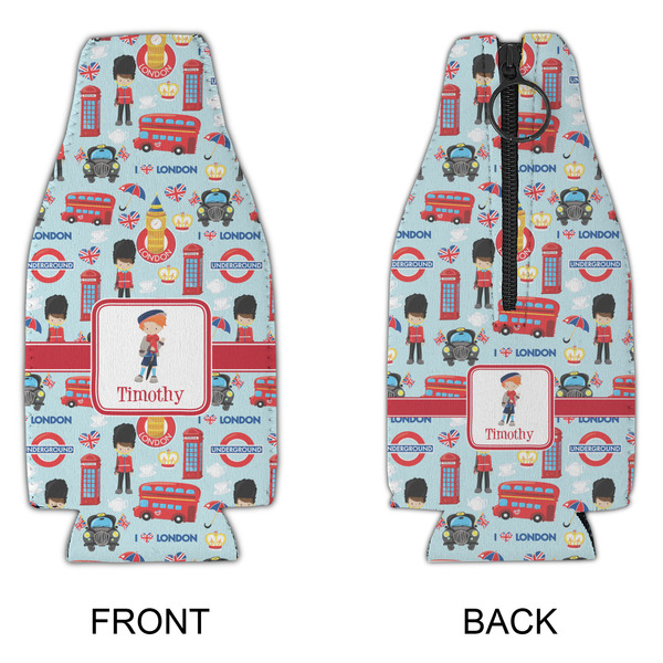 London Zipper Bottle Cooler - APPROVAL