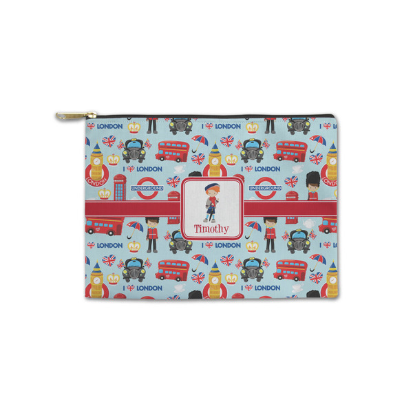 Custom London Zipper Pouch - Small - 8.5"x6" (Personalized)
