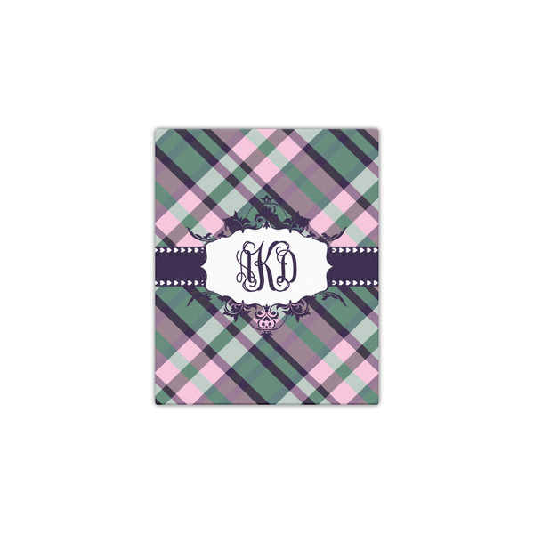 Plaid with Pop 11x14 - Canvas Print - Front View