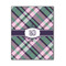 Plaid with Pop Wood Print - 11x14 (Personalized)