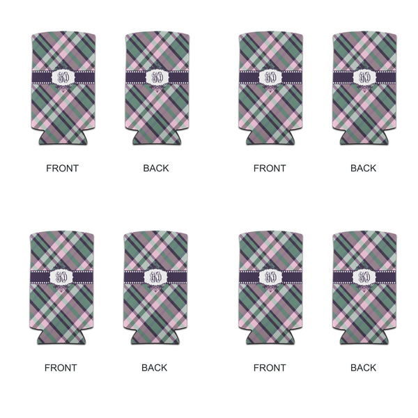 Plaid with Pop 12oz Tall Can Sleeve - Set of 4 - APPROVAL