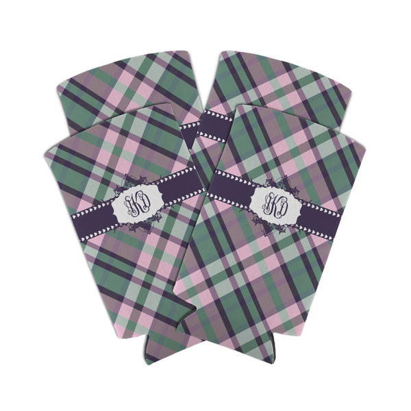 Plaid with Pop 12oz Tall Can Sleeve - Set of 4 - MAIN