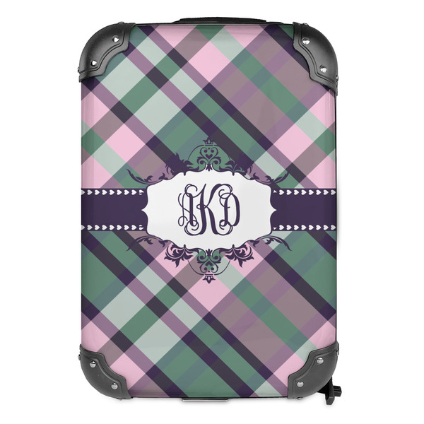 Plaid with Pop 13" Hard Shell Backpacks - FRONT