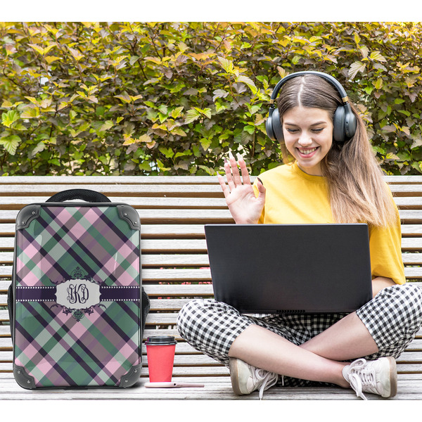 Plaid with Pop 15" Backpack - LIFESTYLE