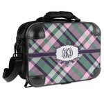 Plaid with Pop Hard Shell Briefcase (Personalized)