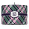 Plaid with Pop Drum Pendant Lamp (Personalized)