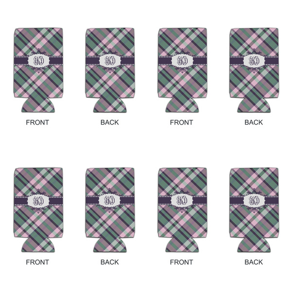 Plaid with Pop 16oz Can Sleeve - Set of 4 - APPROVAL