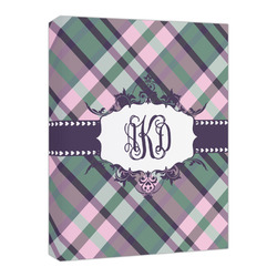 Plaid with Pop Canvas Print - 16x20 (Personalized)