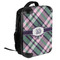Plaid with Pop 18" Hard Shell Backpacks - ANGLED VIEW