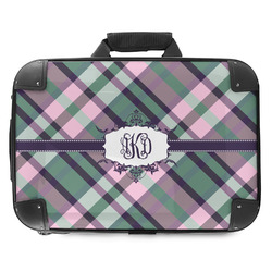 Plaid with Pop Hard Shell Briefcase - 18" (Personalized)