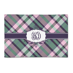 Plaid with Pop 2' x 3' Indoor Area Rug (Personalized)