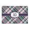 Plaid with Pop Patio Rug (Personalized)