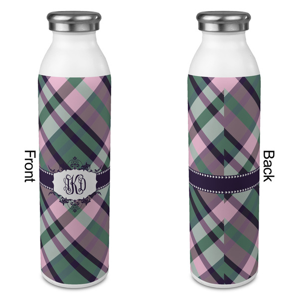 Plaid with Pop 20oz Water Bottles - Full Print - Approval