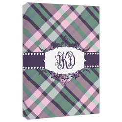 Plaid with Pop Canvas Print - 20x30 (Personalized)