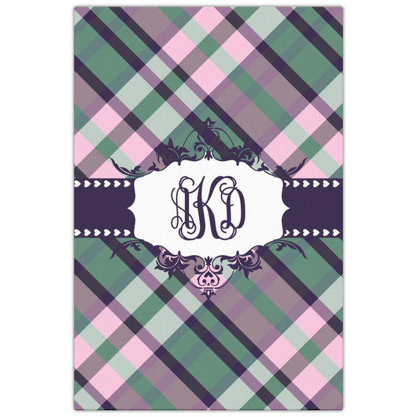 Plaid with Pop 20x30 - Canvas Print - Front View