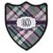Plaid with Pop 3 Point Shield