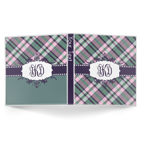 Plaid with Pop 3-Ring Binder Approval- 1in