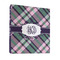 Plaid with Pop 3 Ring Binder - Full Wrap - 1" (Personalized)