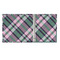 Plaid with Pop 3 Ring Binders - Full Wrap - 1" - OPEN INSIDE