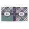 Plaid with Pop 3 Ring Binders - Full Wrap - 1" - OPEN OUTSIDE