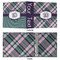 Plaid with Pop 3 Ring Binders - Full Wrap - 2" - APPROVAL