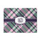Plaid with Pop 5' x 7' Patio Rug (Personalized)