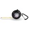 Plaid with Pop 6-Ft Pocket Tape Measure with Carabiner Hook - Front