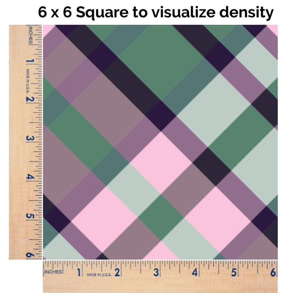 Plaid with Pop 6x6 Swatch of Fabric