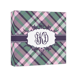 Plaid with Pop Canvas Print - 8x8 (Personalized)