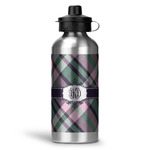Plaid with Pop Water Bottle - Aluminum - 20 oz (Personalized)
