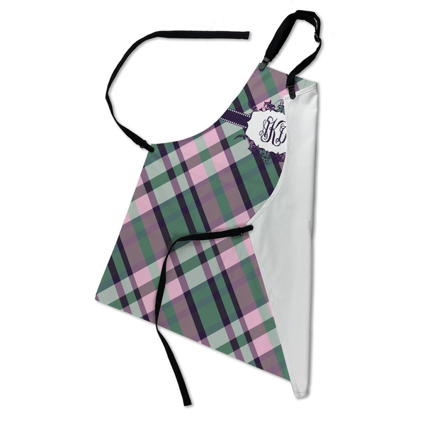 Plaid with Pop Apron - Folded