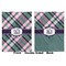 Plaid with Pop Baby Blanket (Double Sided - Printed Front and Back)