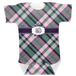 Plaid with Pop Baby Bodysuit (Personalized)