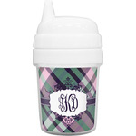 Plaid with Pop Baby Sippy Cup (Personalized)