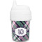 Plaid with Pop Baby Sippy Cup (Personalized)